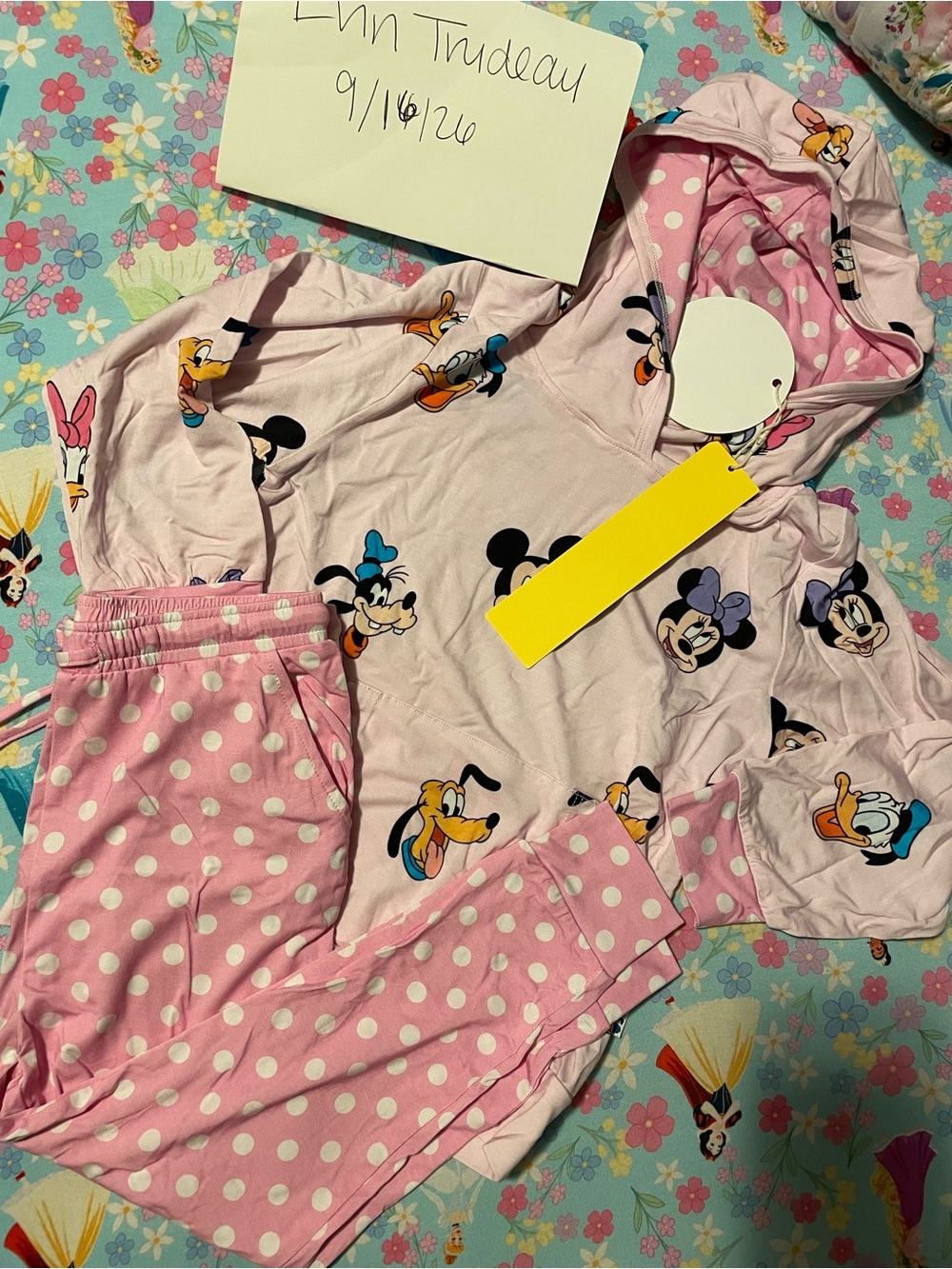 Junebug Bamboo Mickey & Friends Hoodie and Joggers
